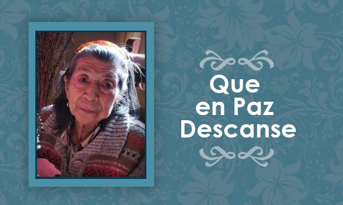 [Defunción] Falleció Blanquita Ester Oyarzún Cerón Q.E.P.D
