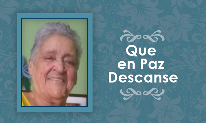 [Defunción] Falleció Sra.Georgina Eliana Oro Q.E.P.D