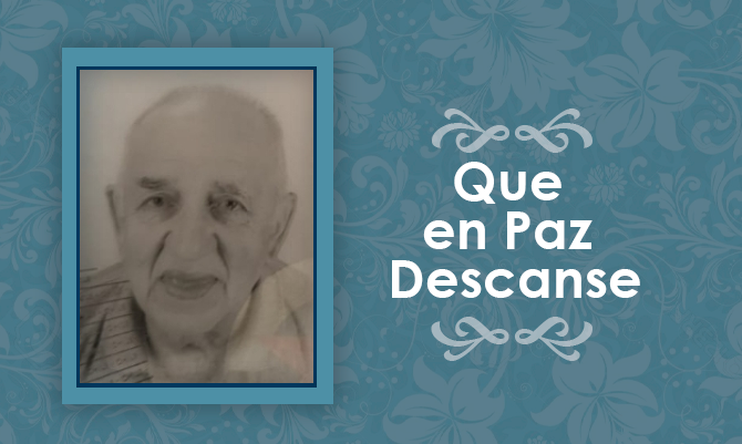 [Defunción] Falleció Sr. Horacio Vidal Mora Q.E.P.D