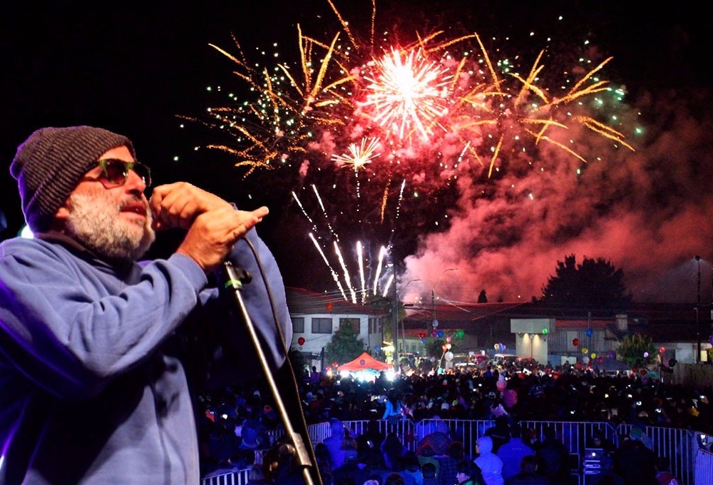 Chico Trujillo y fuegos artificiales despidieron en grande el verano futronino