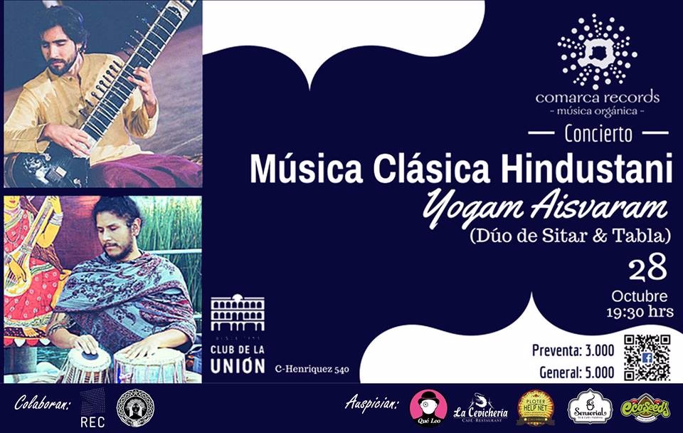 Se confirma concierto de Música Clásica Hindustani en Valdivia