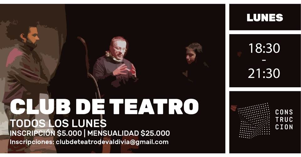 Espacio en Construcción albergará taller de teatro