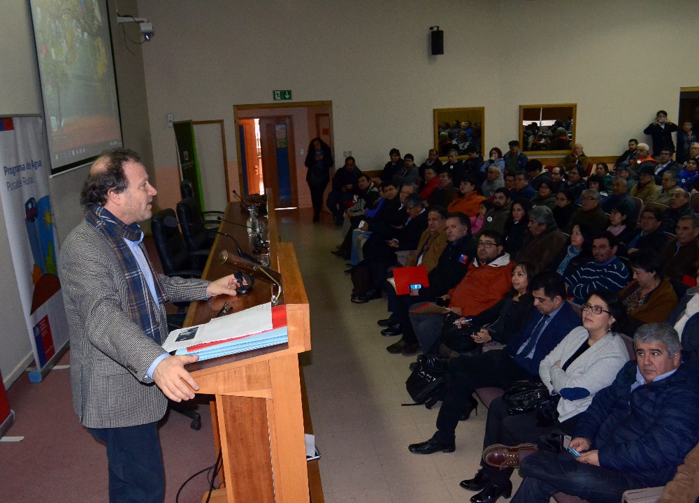 Dirigentes de comités de agua potable rural participaron  en masiva jornada informativa sobre proyecto de ley 