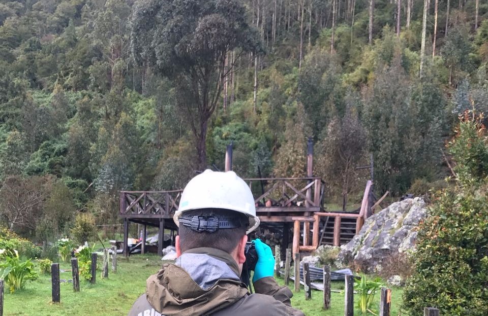 Labocar investigará incendio que consumió una vivienda en Corral