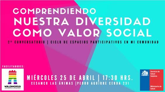 Cesamco Las Ánimas hará conversatorio sobre diversidad sexual