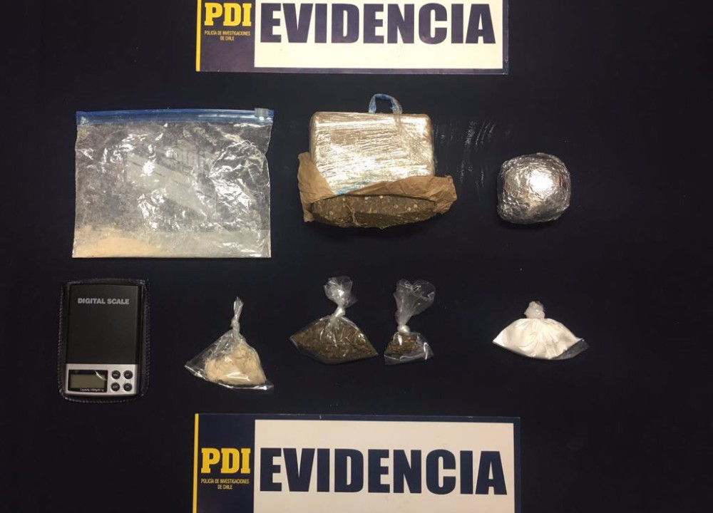 PDI detuvo a sujeto que recibió droga por encomienda en Valdivia